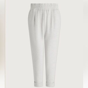 Varley The Rolled Cuff Pant 25", Size L, Color: Ivory Marl